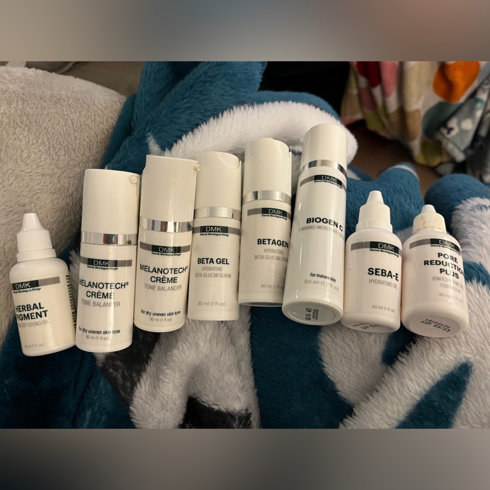 bundle of  dmk skincare all used once and bought recently